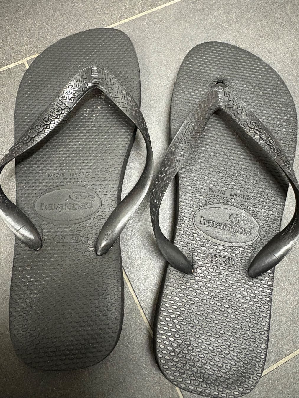 Havaianas Scarpe da uomo: Havaianas schwarz, Größe 39/ 40 – Usato da Basel venduto da SAF