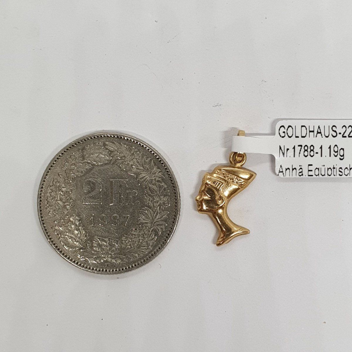 Anhänger: Echt 18K Gold - Phararo Anhänger – Gebraucht aus Luzern von luzerngoldhaus 1