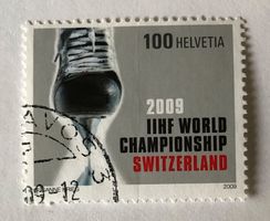 Nr.1301 EISHOCKEY-WELTMEISTERSCHAFT 2009 GESTEMPELT  