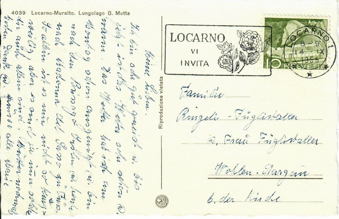 Cartoline postali: Locarno – Usato da Hochdorf venduto da Ziegel-16 1