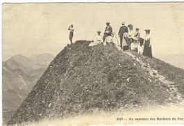 Rochers de Naye - au sommet + 1909