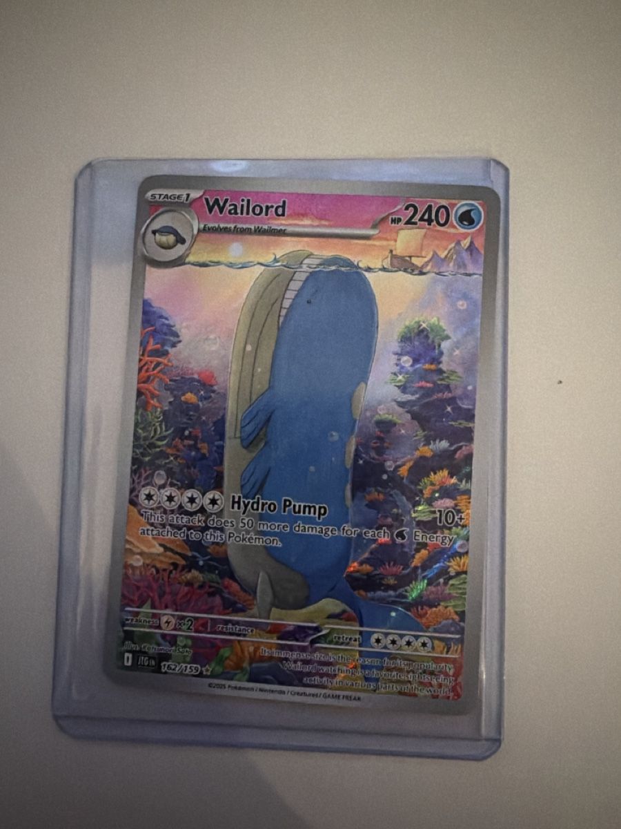 Pokémon Carte collezionabili: Wailord ar – Nuovo e nell'imballaggio originale da Meyrin venduto da lou_mf6j