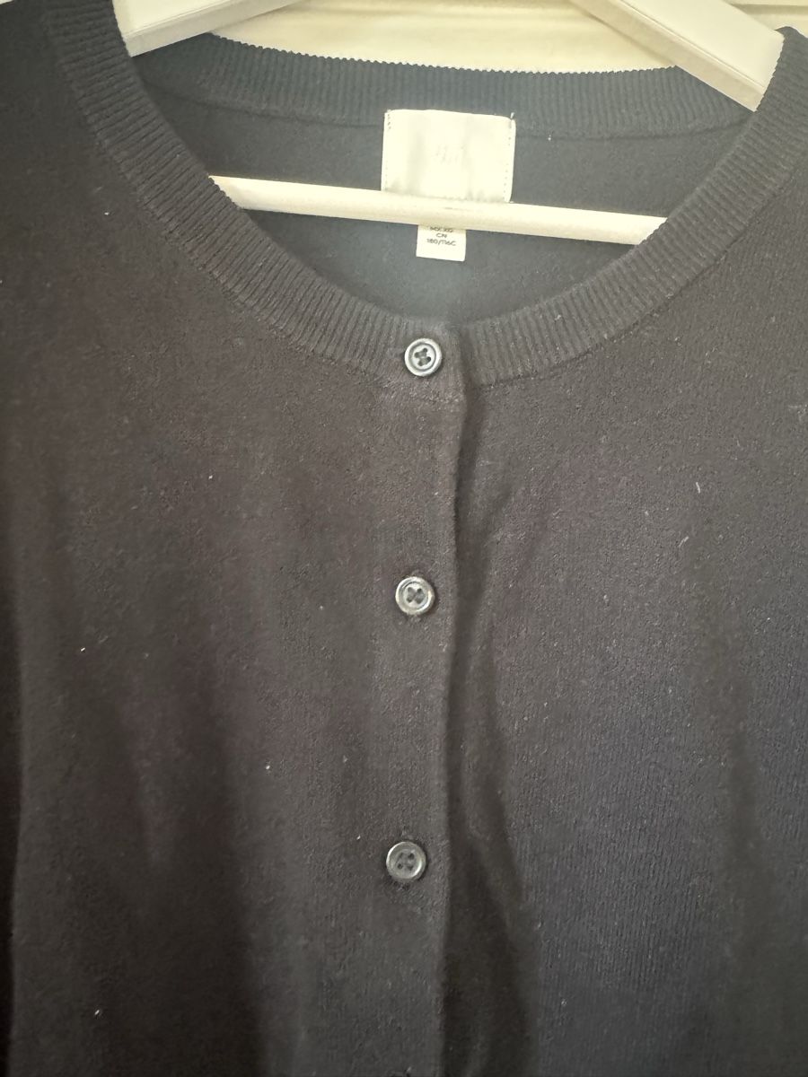 H&M Mäntel: Feinstrick-cardigan. Schwarz, Neu. – Neu (gemäss Beschreibung) aus Zürich von ber_78xz 2