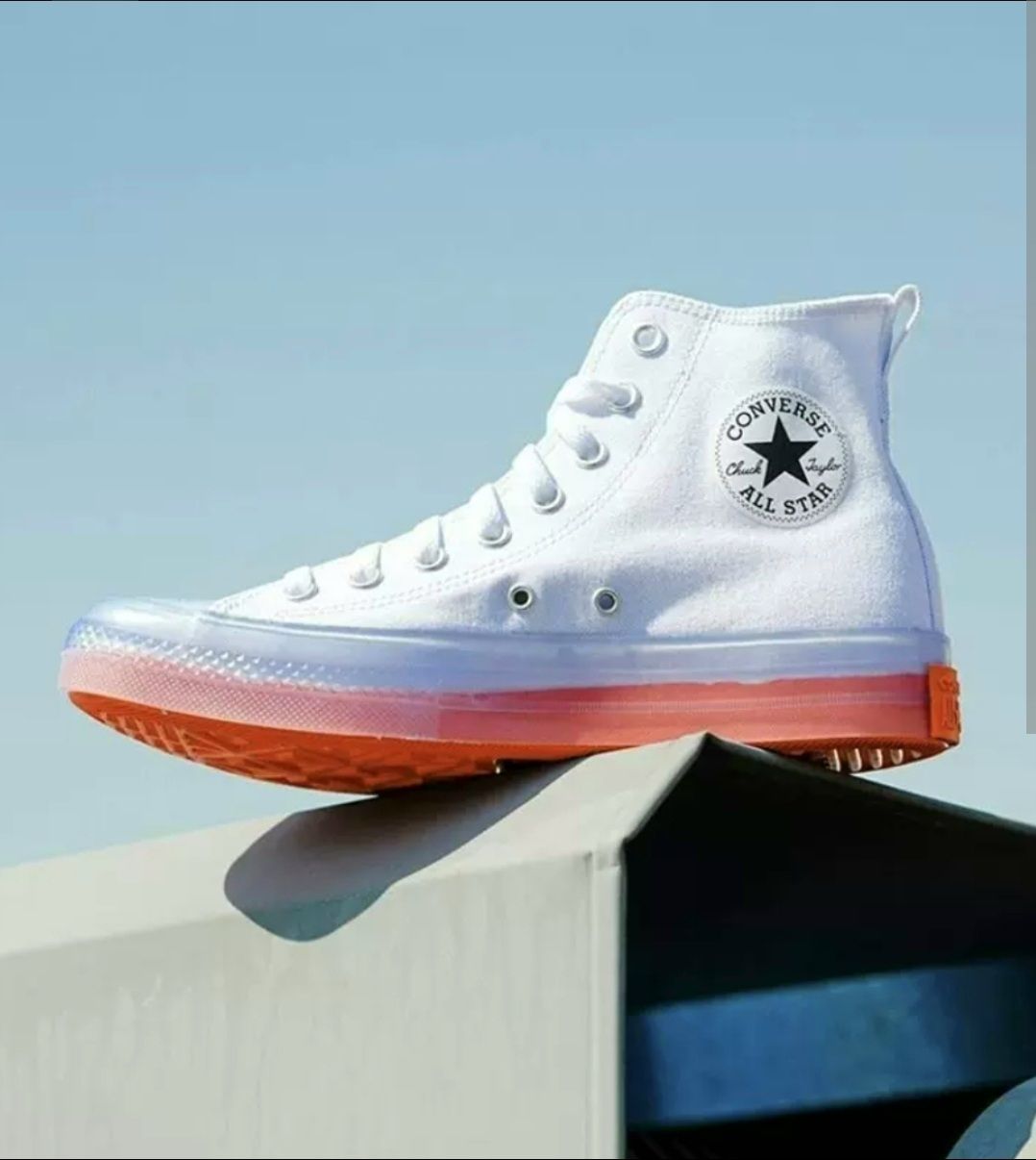 Converse Herrenschuhe: Converse CX Hi-White Wild Mango – Neu und originalverpackt aus Lausanne von Kitisushi
