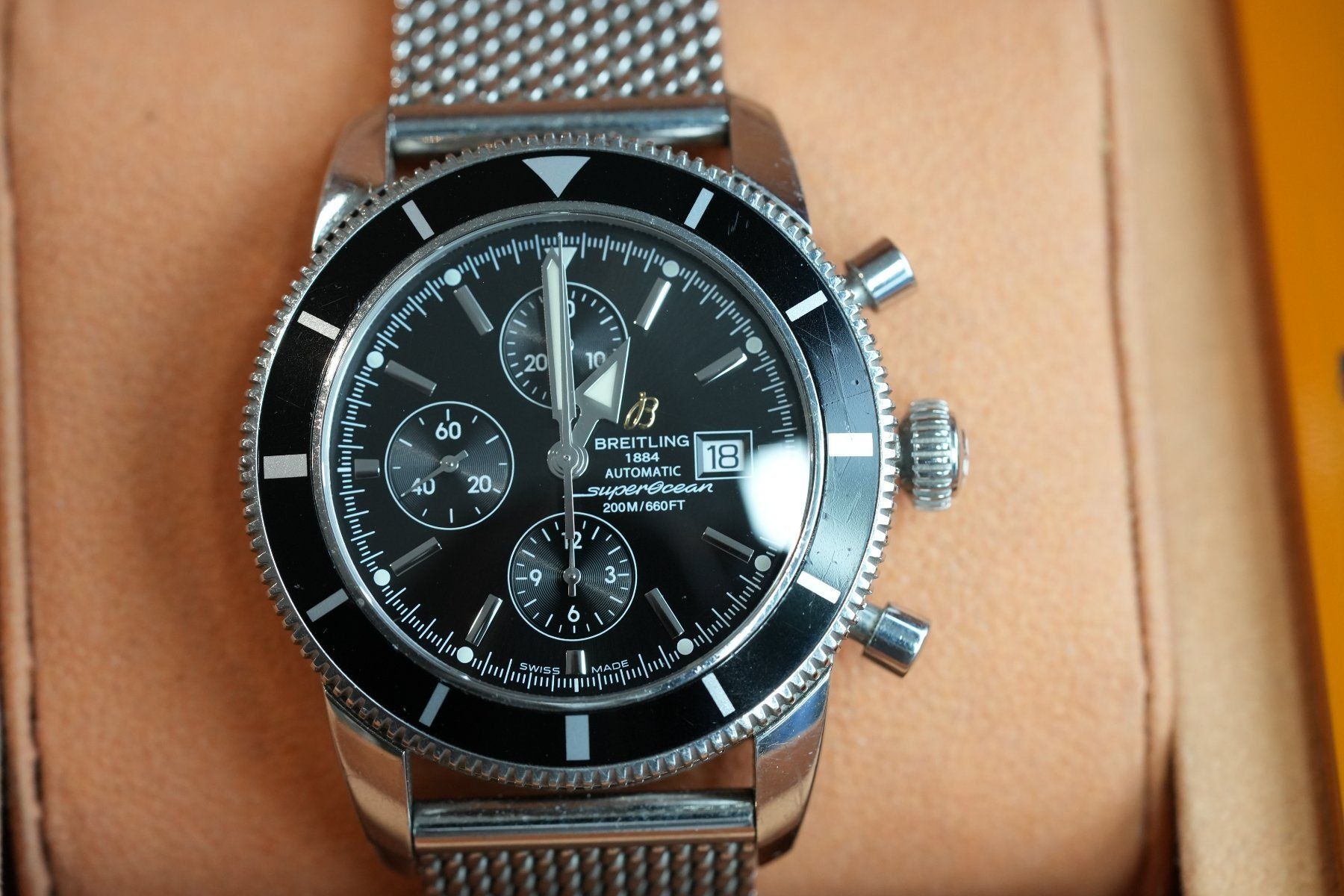 Breitling Orologi: Breitling – Superocean Héritage Chronograph – Usato da Schaffhausen venduto da Schweiz-Suisse