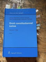Droit constitutionnel suisse vol. I (4e édition) 