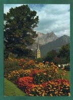 Bad Ragaz, Kurpark, 1986, gelaufen, Grossformat