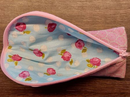 Täschli Etui handgemacht rosa neu
