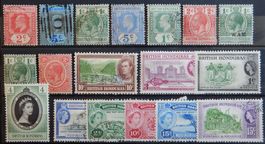 Britisch Honduras Lot mit alten Werten I
