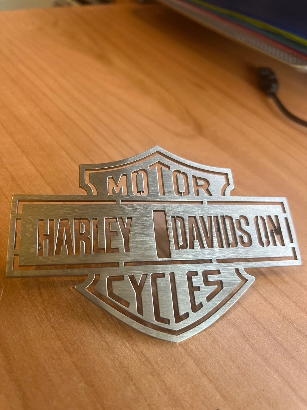 Harley-Davidson Tutti i ricambio per moto: Harley-Davidson Logo Chromnickelstahl – Nuovo (secondo la descrizione) da Oberkirch LU venduto da oiluig