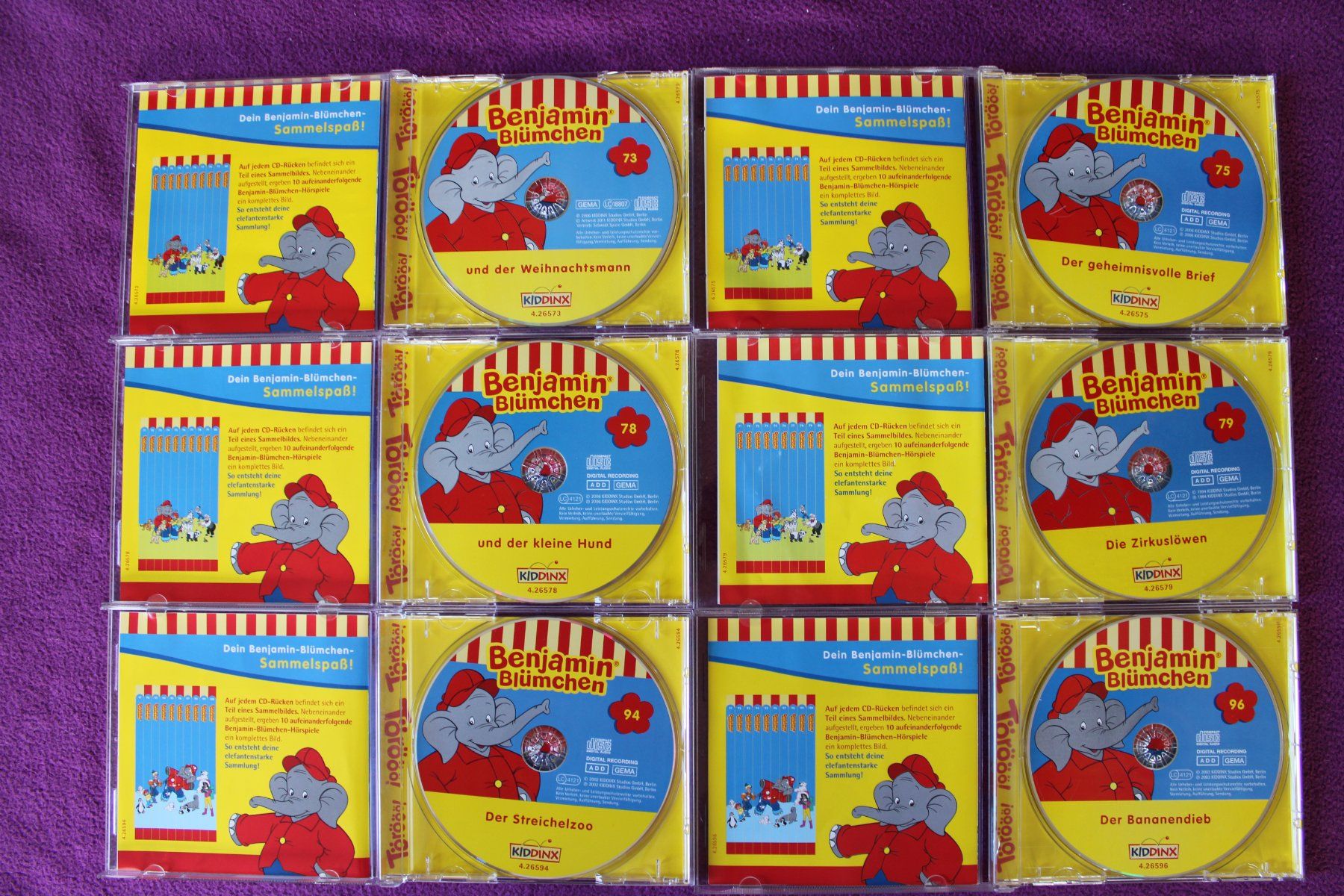 CDs: 6 - Benjamin Blümchen - Hörspiel - CD´s – Gebraucht aus Müllheim Dorf von Seeeule01 7