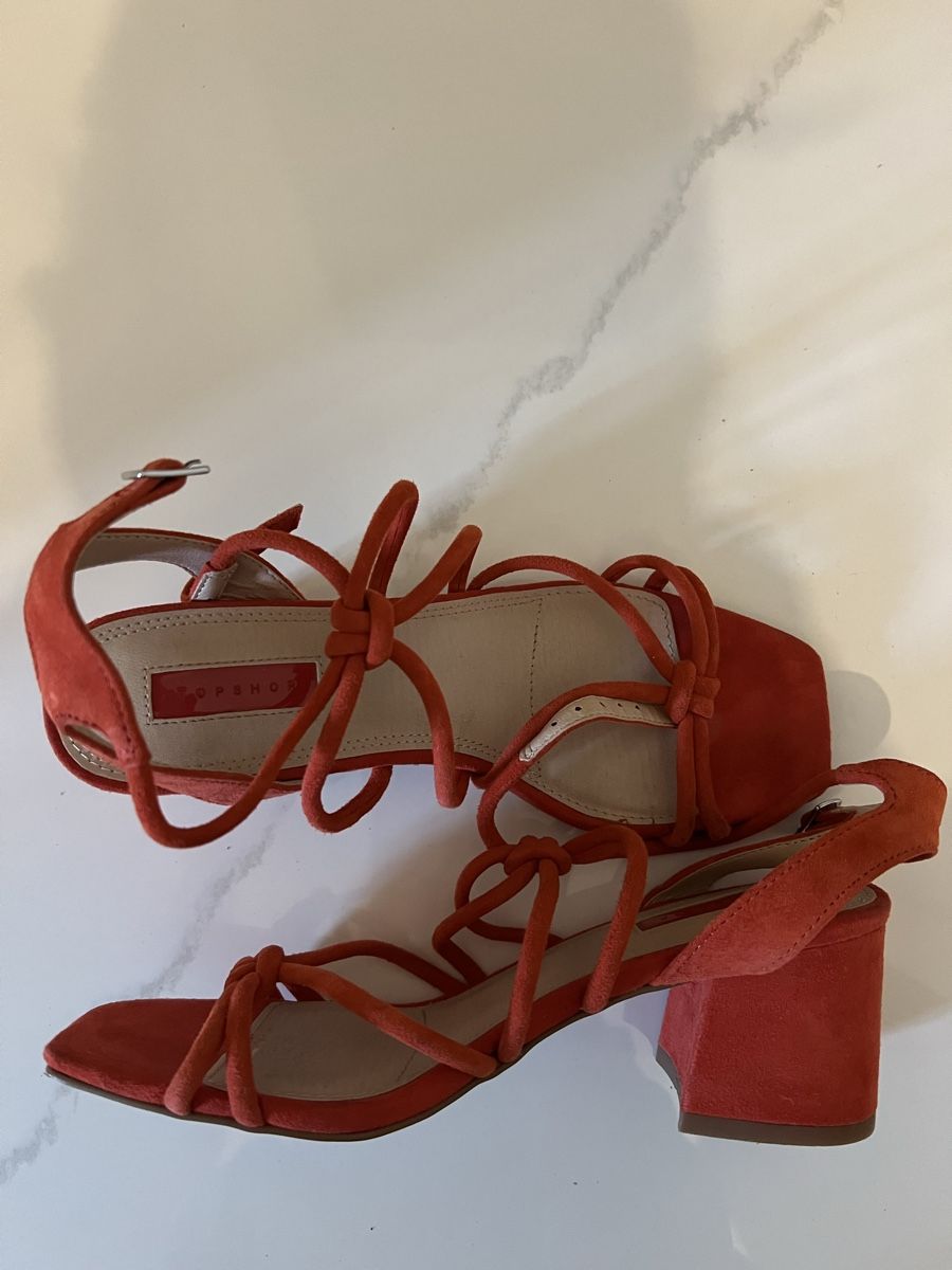 Topshop Scarpe da donna: Sandali Top Shop arancioni – Usato da Sonvico venduto da gborella 2