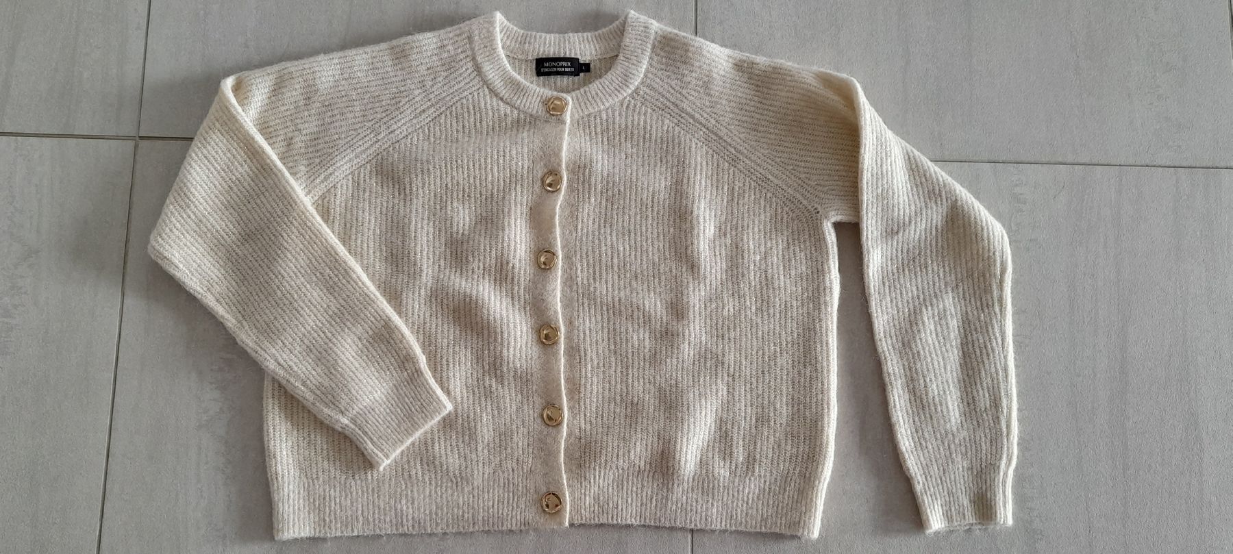 Gilet & Giacche senza maniche: Gilet neuf Strickjacke Monoprix L – Nuovo e nell'imballaggio originale da ERLINSBACH venduto da doudouce