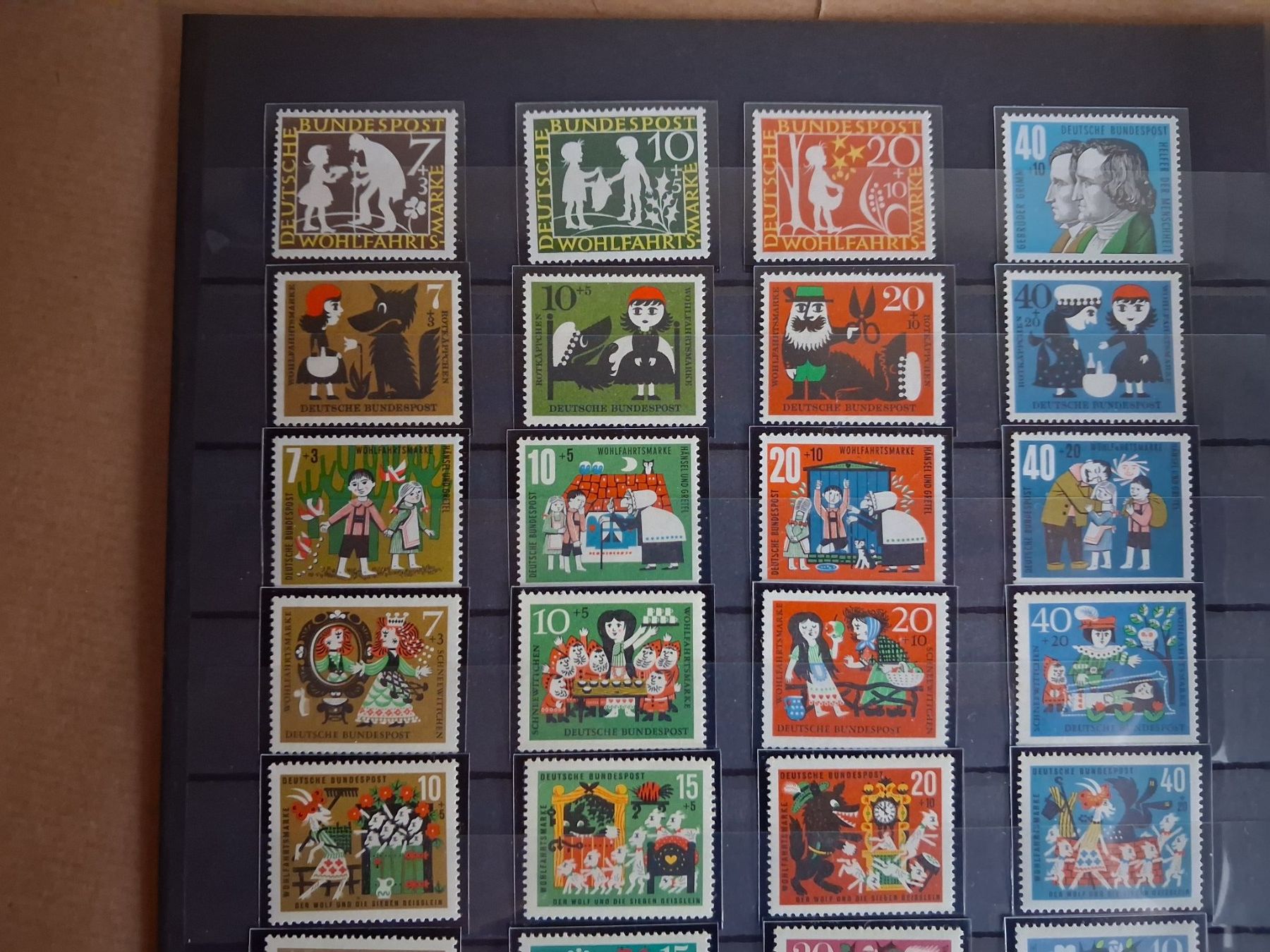 Tutti i francobolli: DE Briefmarken Grimms Märchen Postfrisch 9 Serien  1959-1967 – Nuovo (secondo la descrizione) da Hagendorn venduto da siwasi3 1
