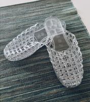 ✨ Transparente Mule-Pantoletten – Grösse 37