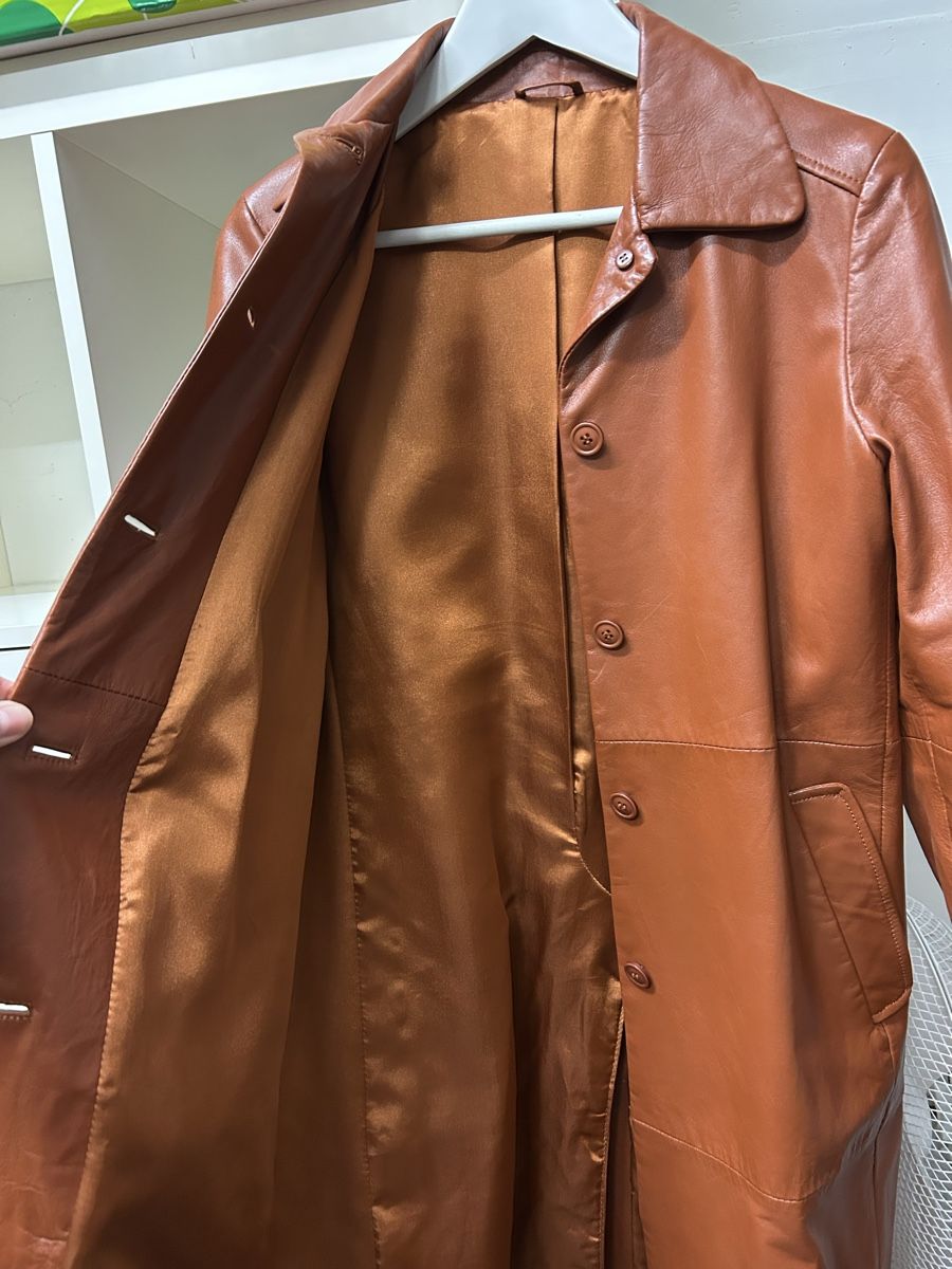 Jacken: Giacca in pelle color mattone – Gebraucht aus Sorengo von at217 5