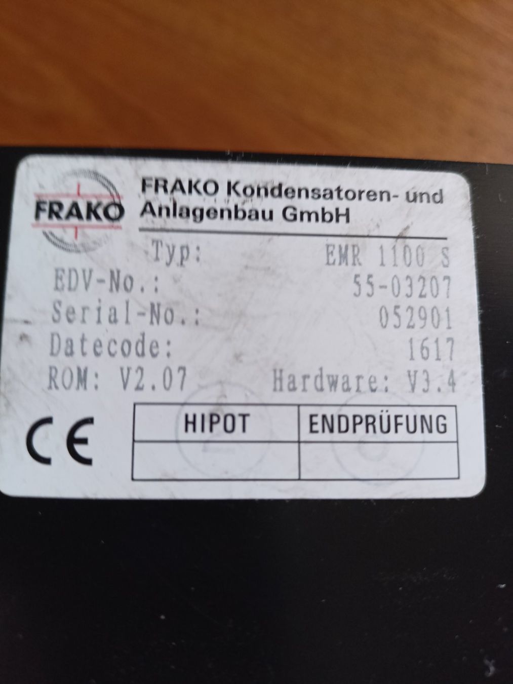 Componenti elettronici: Blindleistungsregler EMR 1100 – Usato da Hunzenschwil venduto da Juha10 2