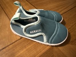 Badeschuhe Nabaiji türkis, Grösse 24/25