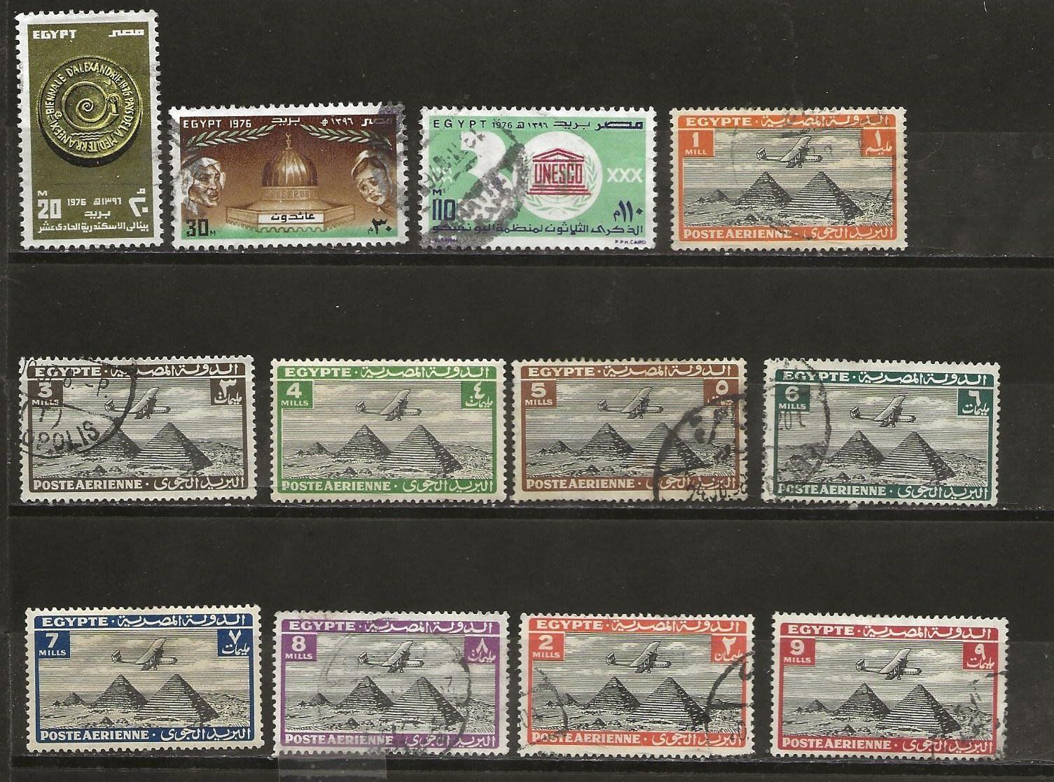 Alle Briefmarken: Egypte air post 1976 ... – Gebraucht aus Sion von PierreP01