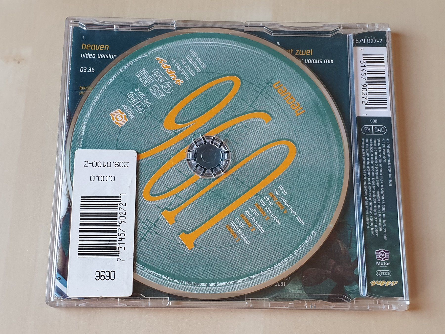 CDs: U 96 Heaven – Gebraucht aus Stansstad von collectorsshop 1