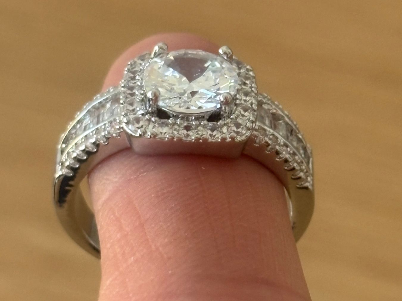 Ringe: Luxus Elegante Gr.18/8 Ring Farbe: Silber / Weiss – Neu (gemäss Beschreibung) aus Biel-Bienne von Roserosse13 4