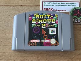 Bust-A-Move 2: Arcade Edition, Nintendo 64 N64 Modul, PAL