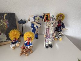 Basler Fasnacht Figuren-Set, handbemalt, Sujet Morgenstraich