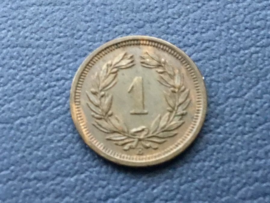 Tutti le monete: 1 Rappen 1928 VZ – Usato da St. Margrethen SG venduto da alfapeugeot10 3