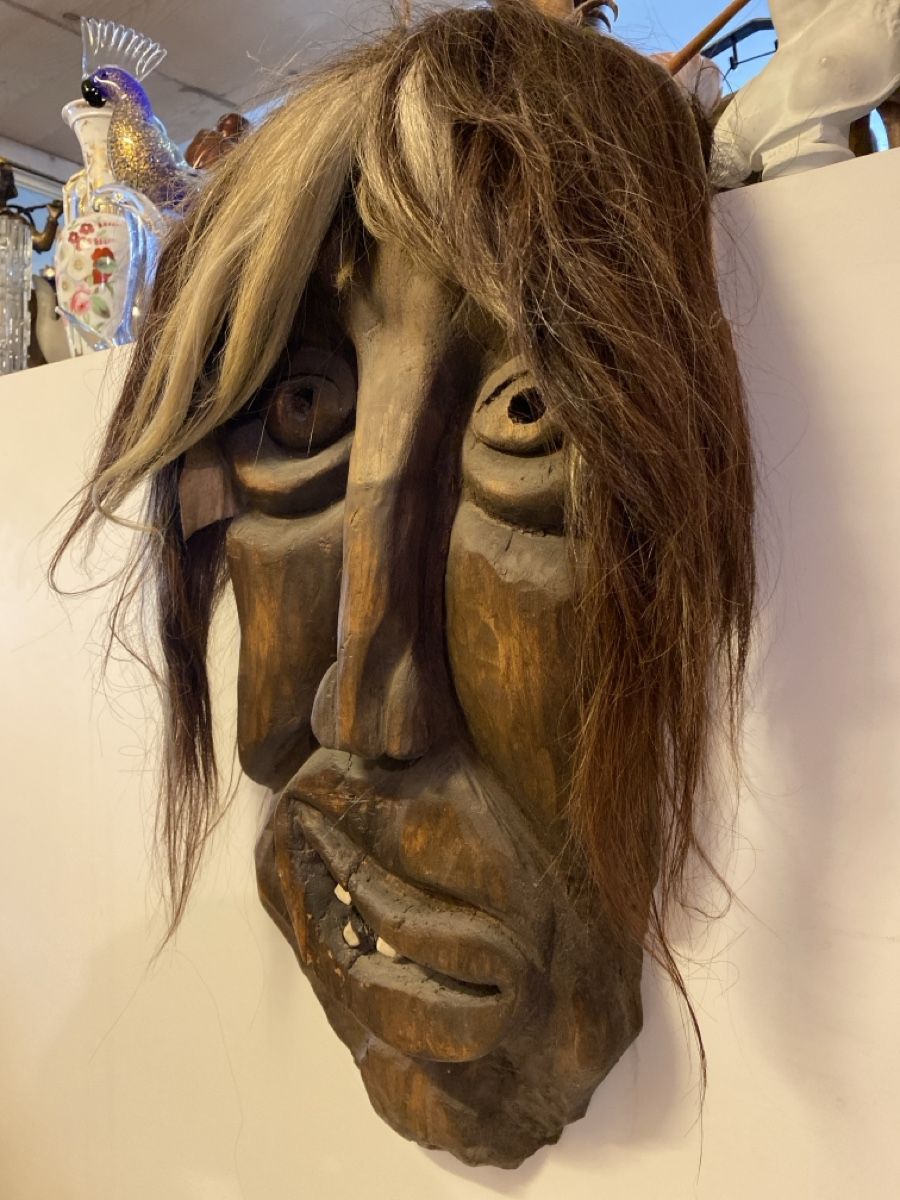 Altro in Antiquarato & Arte: Alte Grosse Holzmaske Löschentaler – Usato da sursee venduto da trilli-tralli 3