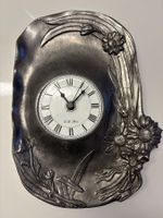 Antik Berendsohn Jugenstil Zinn Wanduhr G.B. Paris