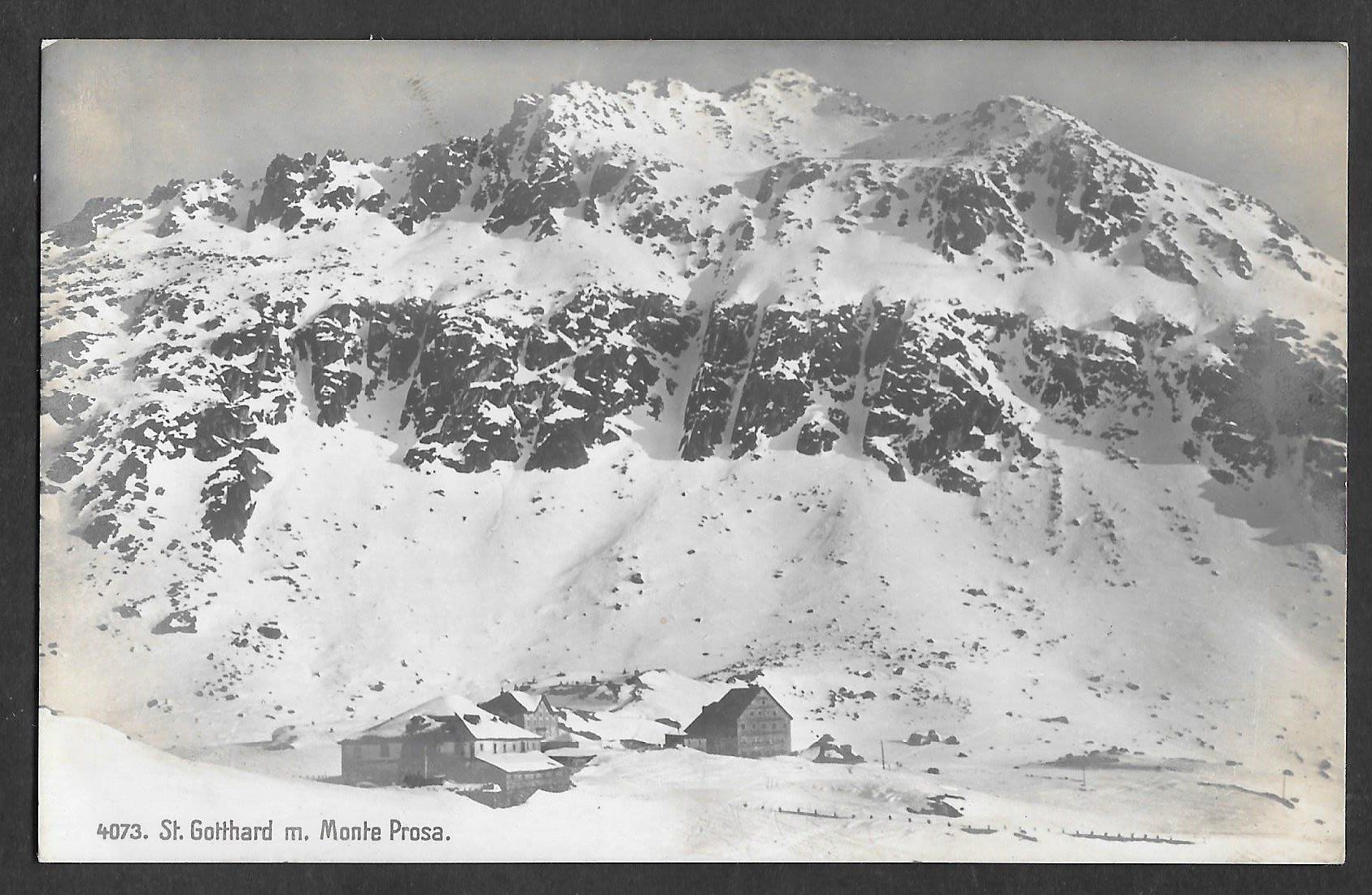 Ansichtskarten: San Gottardo e Monte Prosa Feldpoststempel – Gebraucht aus Olten von clotaldi