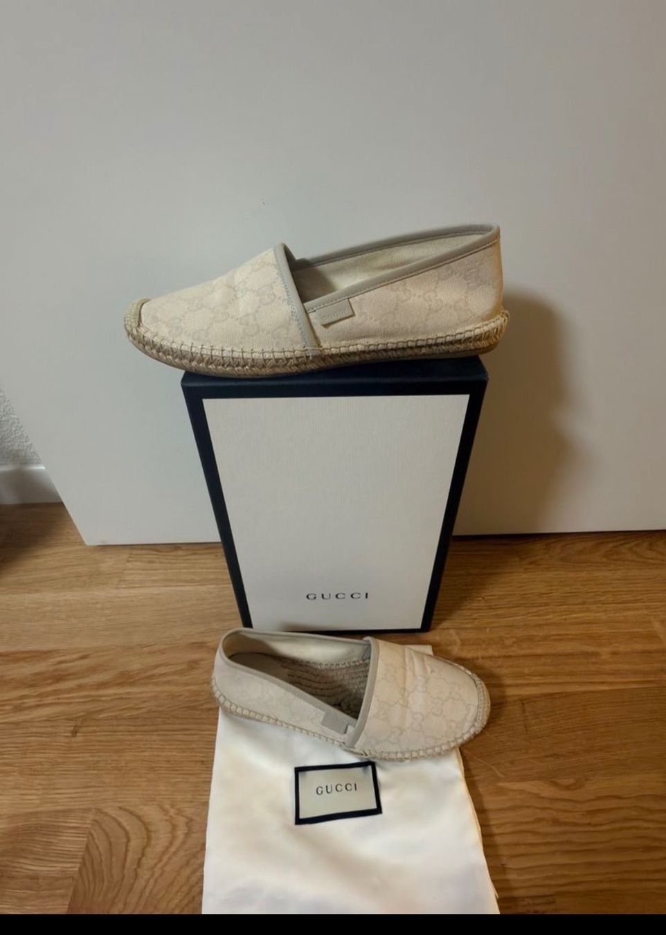 Chaussures femmes: Gucci Espadrilles Schuhe, Beige, Grösse 38 – D'occasion à Chavannes-Renens par Angelique2022 1
