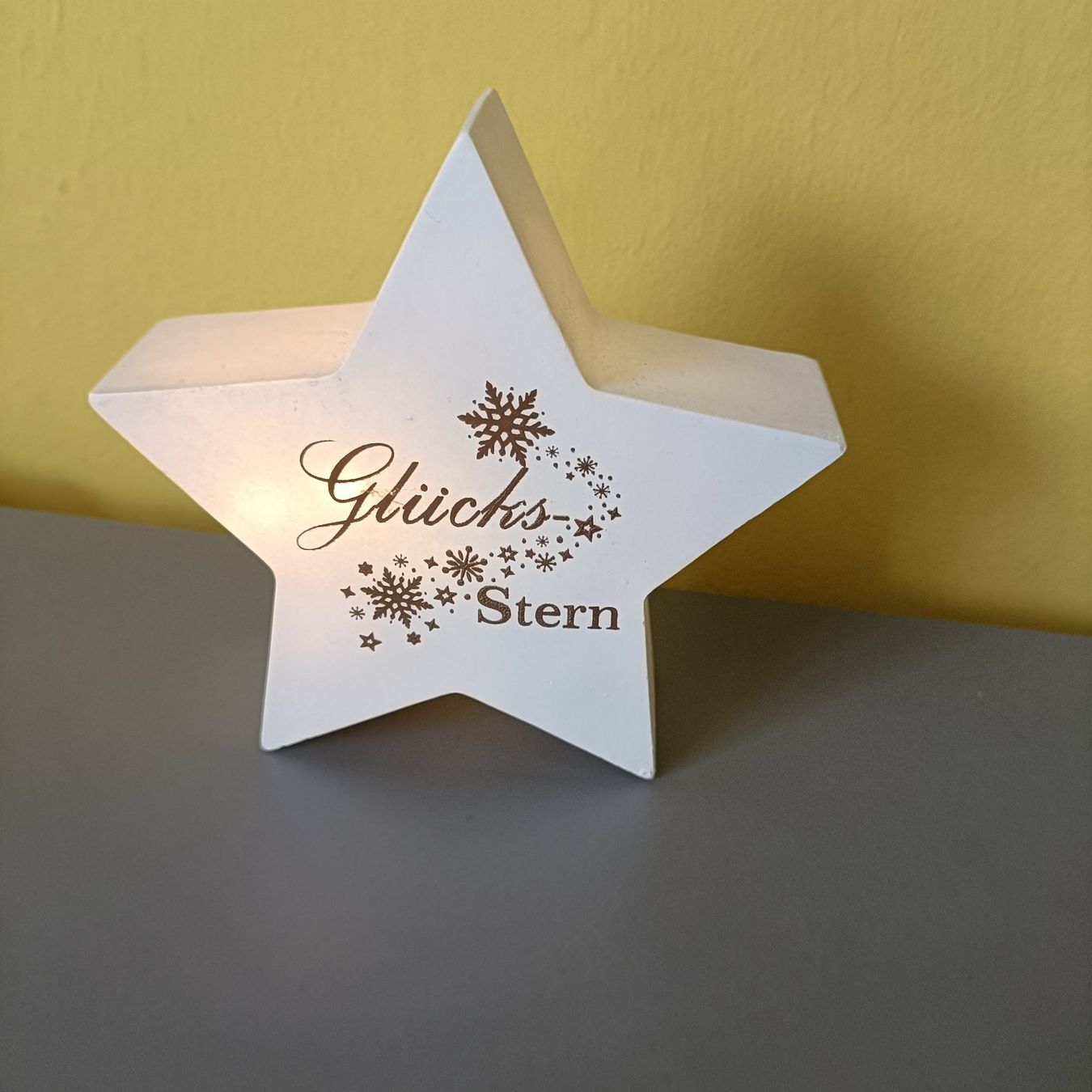 Alle Dekorationen: LED-Glücks-Stern, Deko Geschenk – Neu (gemäss Beschreibung) aus Sitterdorf von imsis 1