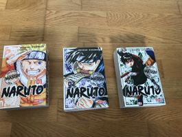 Naruto Massiv Manga, Band 1-3, Top Zustand, Sammelband!
