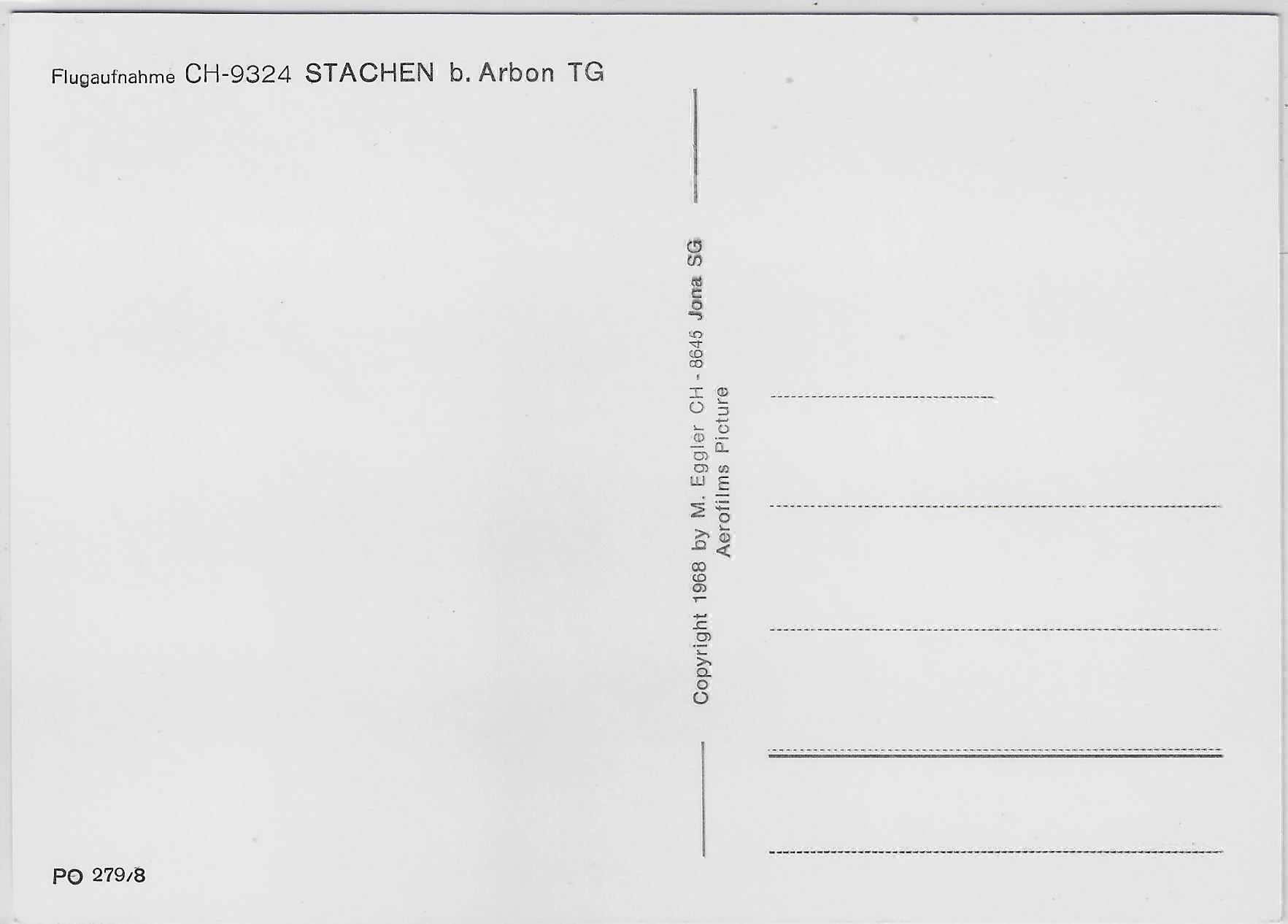 Cartoline postali: Flugaufnahme Stachen b. Arbon TG – Usato da Ettingen venduto da Kartenplanet 1