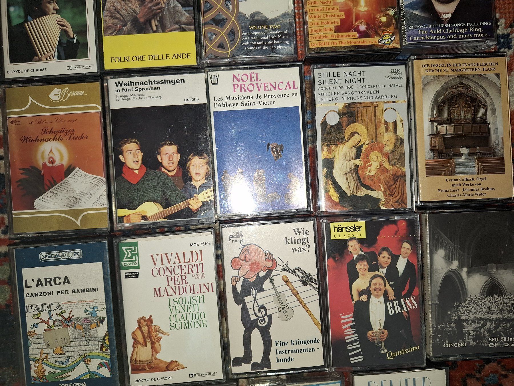 Kompaktkassetten: Versand möglich! Div.Kassetten, Klassik, Lieder, div. Länder – Gebraucht aus Winterthur von Goldpipau 7