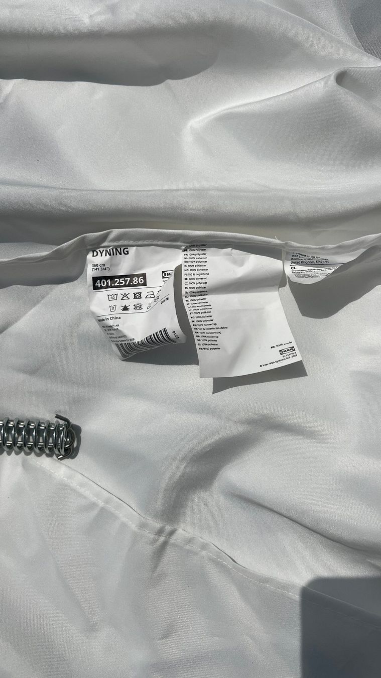 Ikea Ombrelloni: IKEA DYNING dreieckiges Sonnensegel – Usato da Hünenberg See venduto da decidedlyso 5