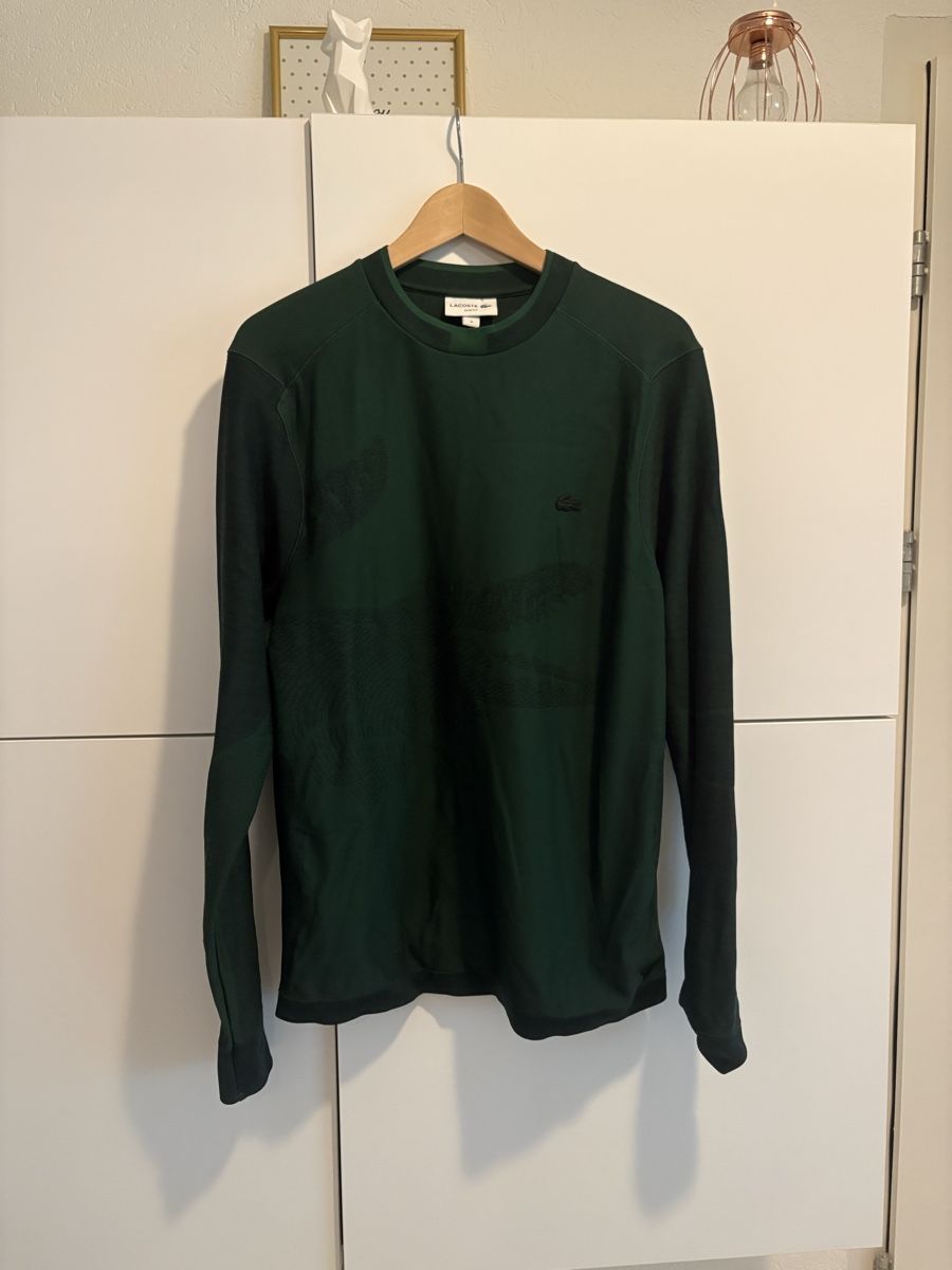 Lacoste Maglioni & Felpe: Pull sport Lacoste vert  – Usato da Pully venduto da kaba07