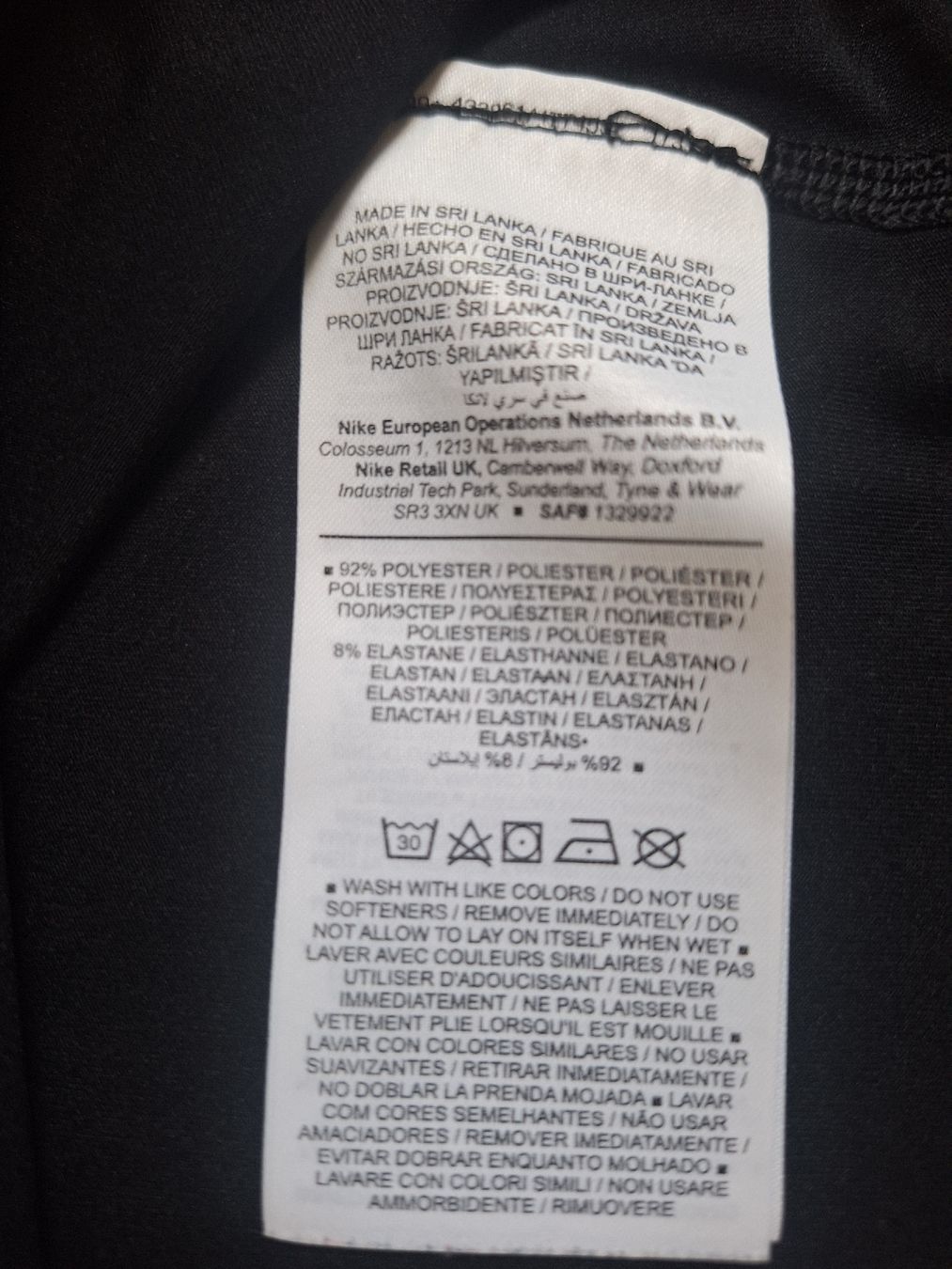 Nike T-shirt: Nike Pro black tee XL – Usato da Yens venduto da rob_nsw7 2