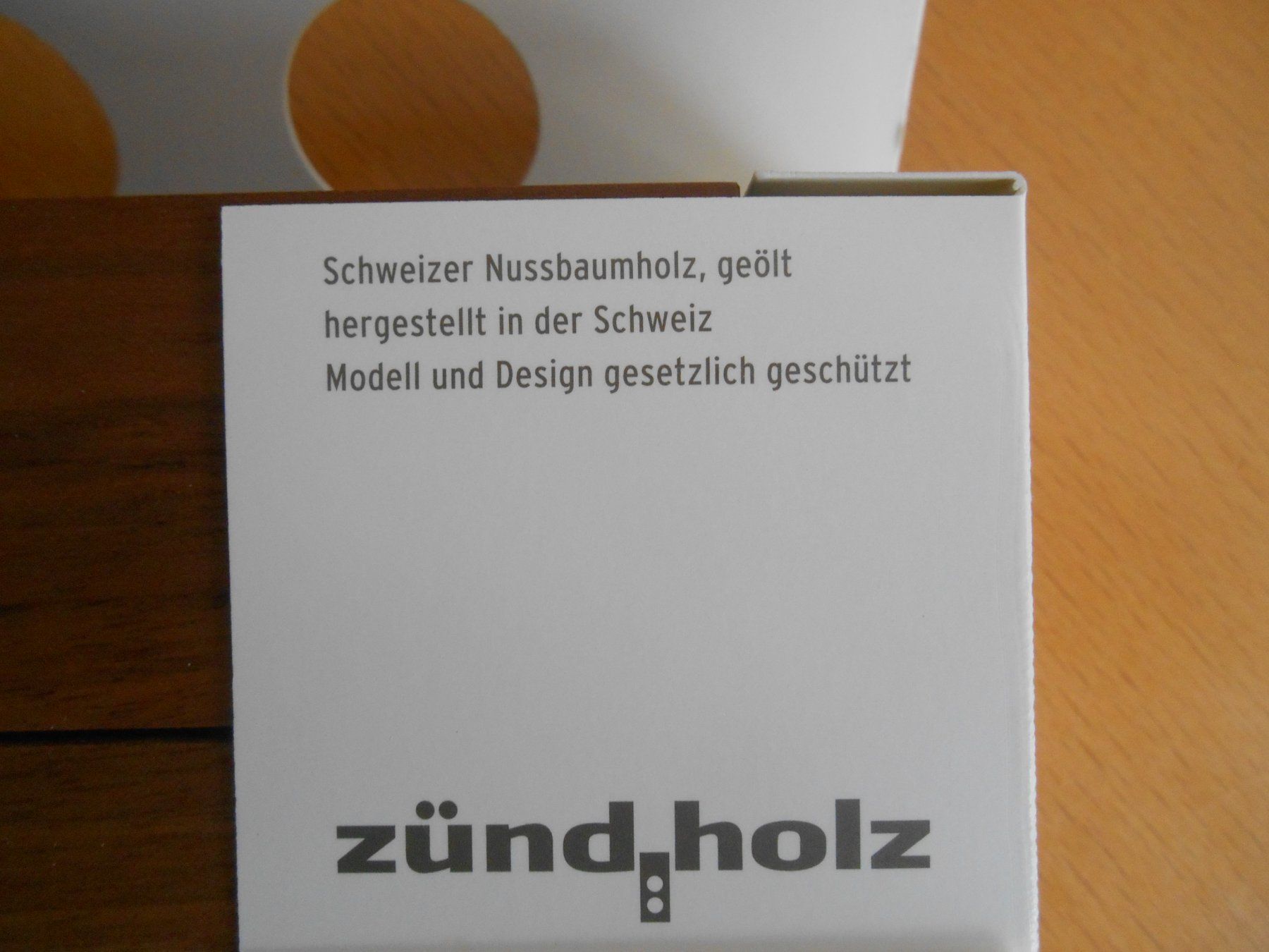 Feuerzeuge: Streichholz-Spender - NEU – Neu und originalverpackt aus Nussbaumen AG von MollyBI-20 1