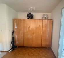 Schrank Ahorn hochglanz furniert 4 Türen Vintage gebraucht