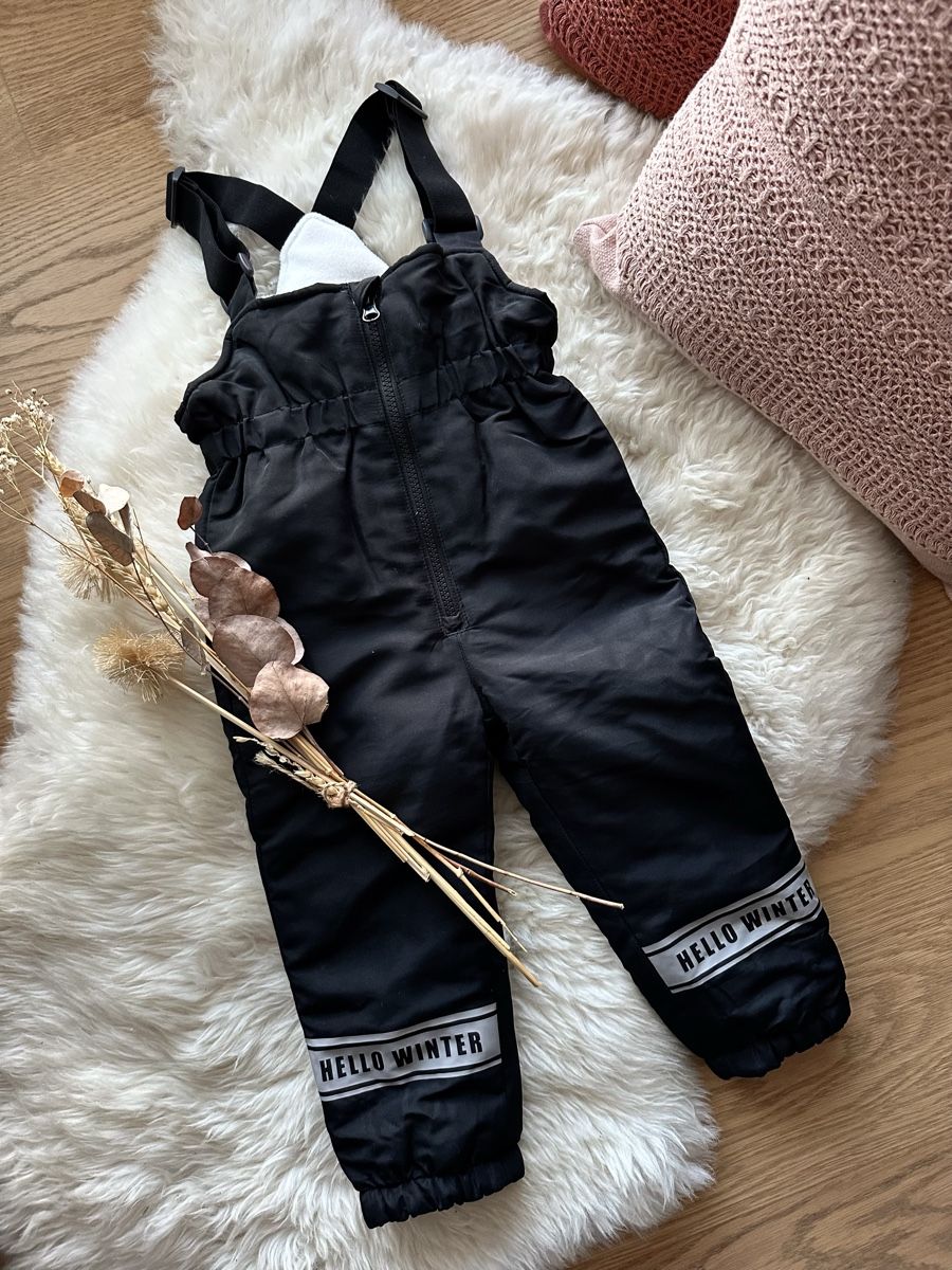 Pantaloni: Schneehose Schwarz, Gr. 92 *NEU – Nuovo (secondo la descrizione) da Obfelden venduto da dafae