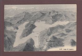LAGO DI LUGANO - Vol d'oiseau