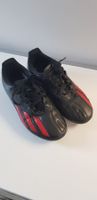 Adidas Fussballschuhe Schwarz/Rot, Gr. 34