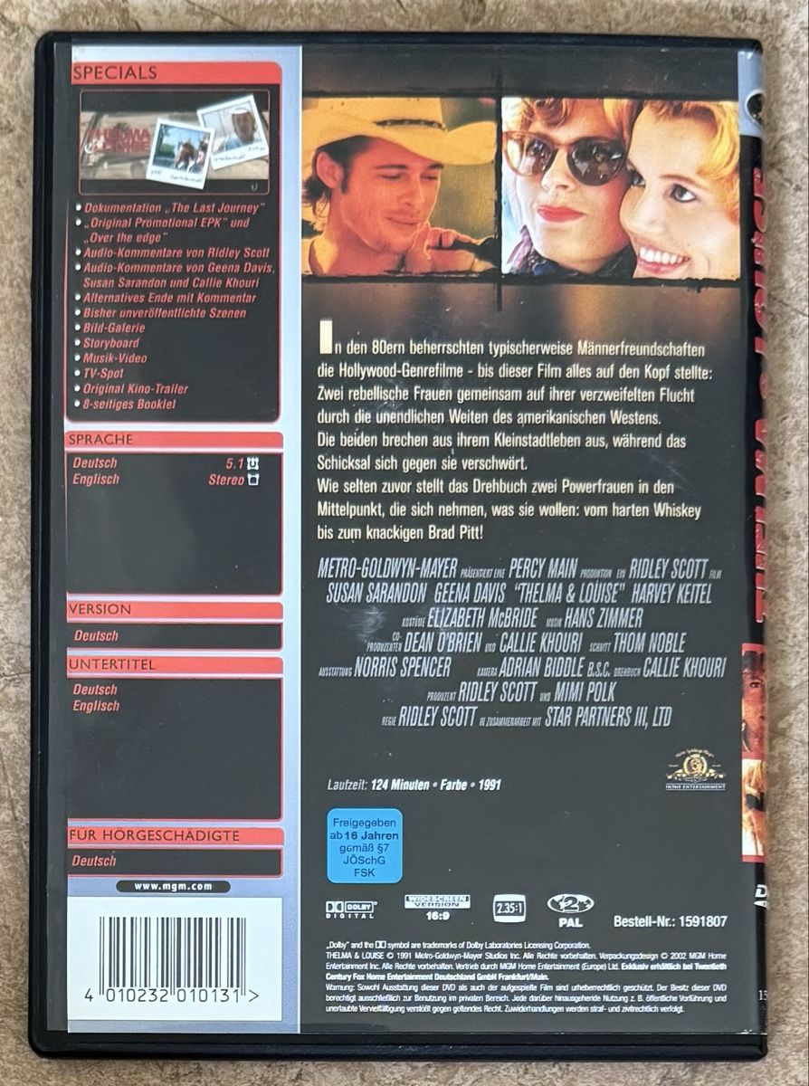 Tutti i DVDs: THELMA & LOUISE  – Nuovo (secondo la descrizione) da Dietikon venduto da AndreaSch01 1