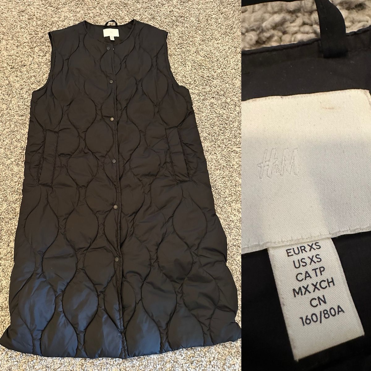 H&M Gilet & Giacche senza maniche: Weste schwarz XS – Usato da Schaffhausen venduto da NellyE