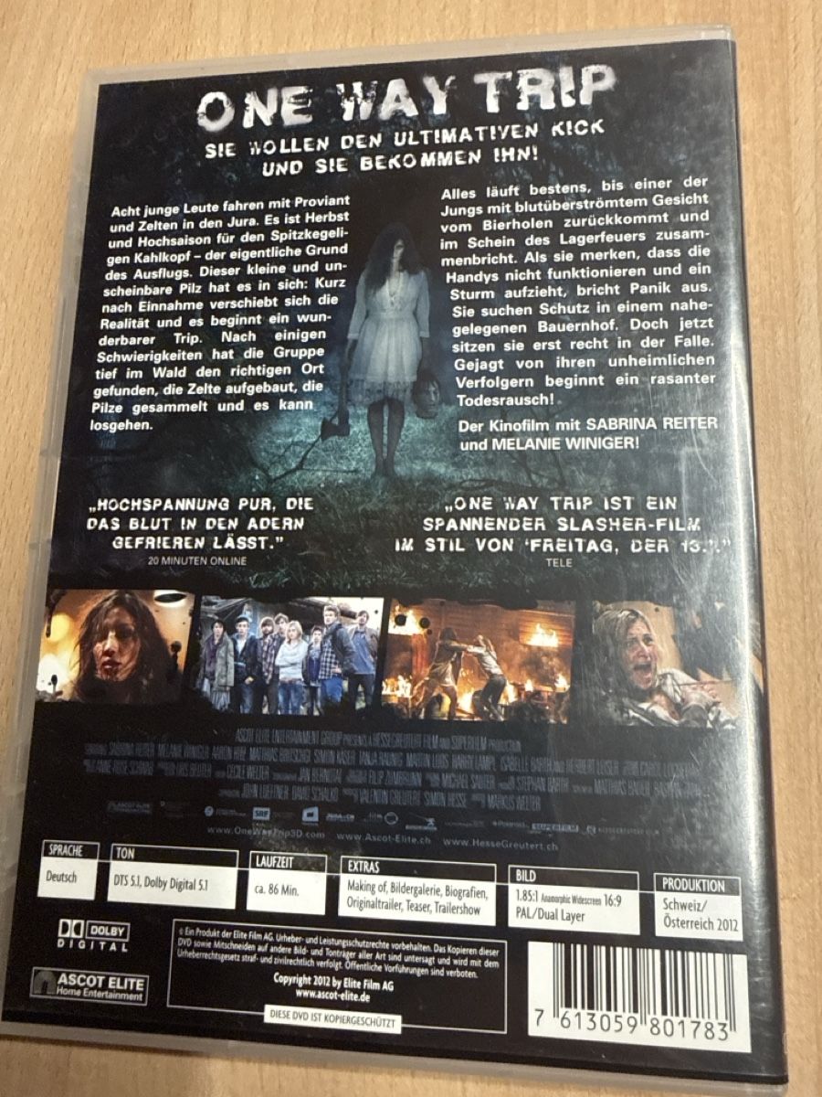 Tutti i DVDs: DVD one way trip – Usato da Dettighofen (Lengwil) venduto da Dolol 1