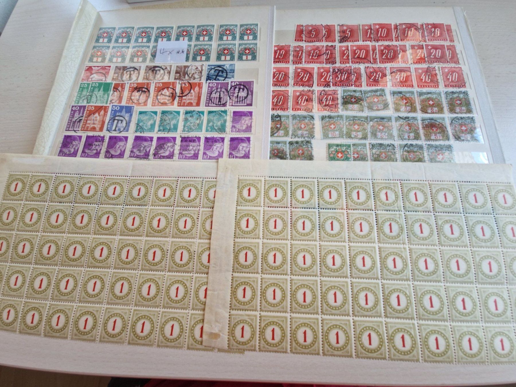 Tous les timbres: Ansammlung CH - Fundgrube, ab 1.- – D'occasion à Burgdorf par Glossy01