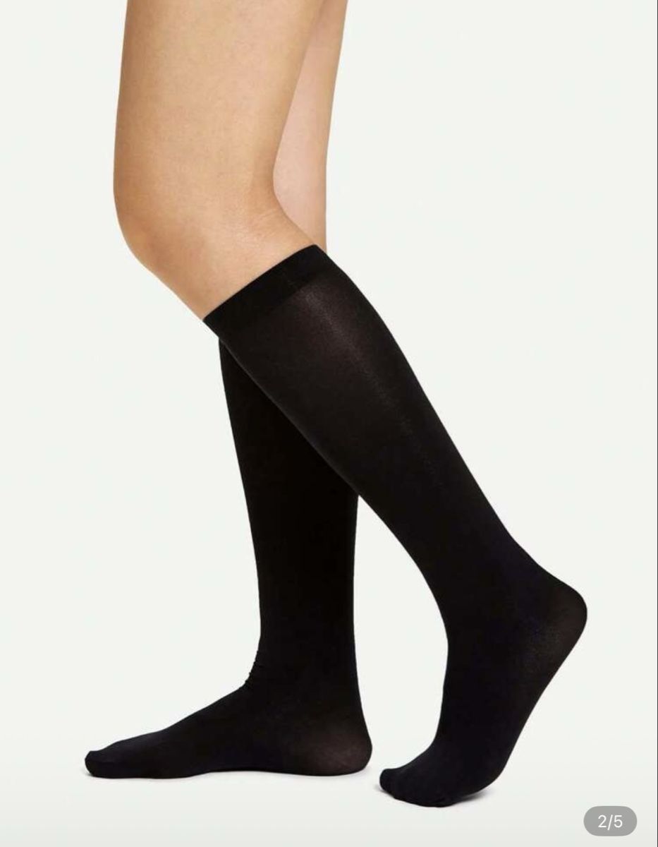 Calze: Knee high black socks – Nuovo e nell'imballaggio originale da Adliswil venduto da avatar83 3