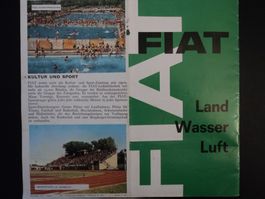 Prospekt FIAT Turin Land-Wasser-Luft selten!